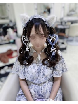 量産型ヘア/ハートヘア/ツインテール