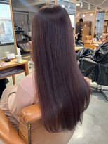 アンククロス 表参道(ANKH CROSS)&nbsp;透明感バイオレットブラウン/アッシュ/艶髪/ストレート