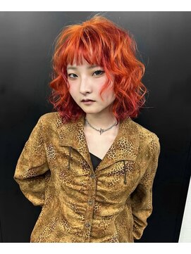 ヌル 原宿店(Null) オーダーメイド/ケアブリーチカラー/セクションカラー/姫ウルフ