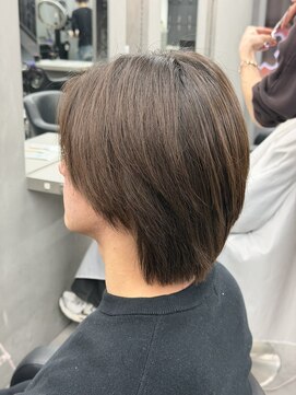 オーバル バイ アピッシュ(OVARL by apish) パーマ落としストレートパーマセンターパート