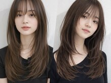 【丸顔さん必読☆】幼く見えがちな印象をスッキリ大人顔へ。縦ラインを作るレイヤー設計で憧れの小顔に