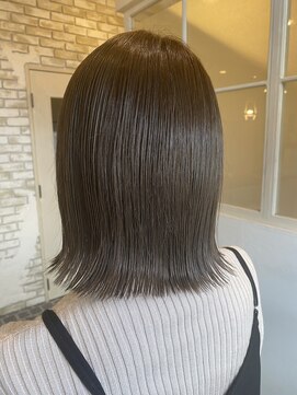 フィガロ ミリー 北生駒店(Figaro Mily) メルティカラー似合わせカット水素ケア×外ハネボブ2025/2