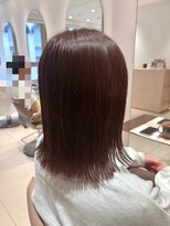 ビオラバイフーガ 綱島(Viola by FUGA) 切りっぱなしロブ×透け感ラベンダーカラー10代20代30代40代
