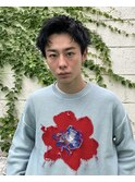 メンズカット/パーマ:スパイキーショート/ピンパーマ/短髪