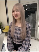 ステラ ヘア デザイン サロン(STELLA hair design salon)&nbsp;王道ホワイトミルクティー×レイヤー【浅野】