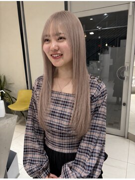 ステラ ヘア デザイン サロン(STELLA hair design salon) 王道ホワイトミルクティー×レイヤー【浅野】