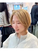 20代30代上品ミディ/ブラウンベージュ