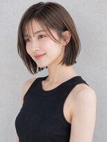 ガーディナ(Gardina)&nbsp;ショートボブ レイヤー 顔周りカット ブラウンカラー 艶髪
