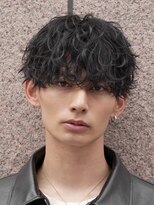 フィフス 大分(fifth)&nbsp;大分シャドウパーマメンズカットラウンドマッシュツーブロック
