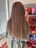 【藤井指名限定】［顧客様のみ使用可］カット+ケアブリーチカラー