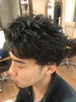 ヘアーアンドネイル ピーファイブ(hair&nail P five)&nbsp;メンズパーマ×刈り上げマッシュ