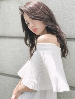 チョビー 銀座(chobii)&nbsp;グレージュ/デジタルパーマ/小顔/透明感/艶/ルーズ/ゆるふわ高柳