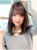 ◎シースルー前髪/ヨシンモリ/ロングレイヤー/抜け感ヘア