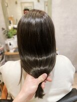 クシュ 所沢東口店(kusyu...)&nbsp;20代/30代/ボブウルフ/ココアベージュ/黒髪/グレージュカラー