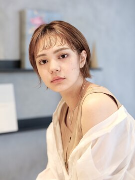 エムスラッシュ 本牧(M.SLASH) オン眉/前髪パーマ/ウルフマッシュ/インナーカラー/元町