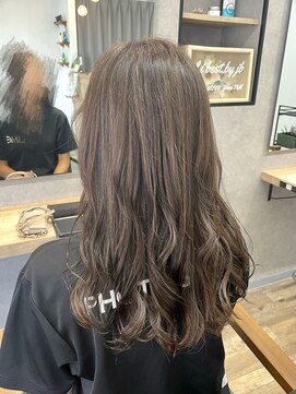 リベストバイジェービー 稲毛(li best. byjb) ピンクベージュ/インナーグレージュ/マチルダボブ/前髪【稲毛】