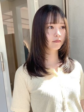 ロンドネートゥル 新潟(Lond naitre) ナチュラルウルフ顔まわりハイレイヤー［新潟/万代］