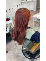 リミットバイアフィナー 大宮店(limit by Afinar) ブリーチなしダブルカラー!オレンジブラウン