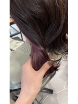 ミューズ(Meuz)&nbsp;ナチュラルブラウン×インナーピンクヴァイオレッド