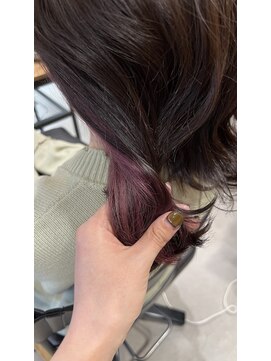 ミューズ(Meuz) ナチュラルブラウン×インナーピンクヴァイオレッド