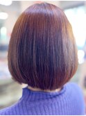 20代30代40代髪質改善カラーショコラブラウン透明感小顔ボブ