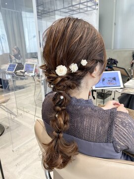 ロイリー バイ ローウェ 立川(Loely by Louwe) ヘアセット/ヘアアレンジ/編み下ろし/結婚式セット