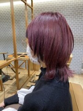 クラップス 京急富岡(CLAPS) ダブルカラーピンクベージュベージュカラーケアブリーチ【中田】