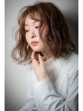 カバーヘア ブリス 大宮西口(COVER HAIR bliss) オンブレシアカラー大人ガーリールーズカールu大宮10代20代30代