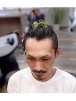 えんどう理美容院&nbsp;モヒカン&ネオンライムカラー