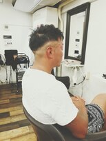 ビーンヘアスタジオ 蒲田(Bean hair studio)&nbsp;波乗りフェードカット