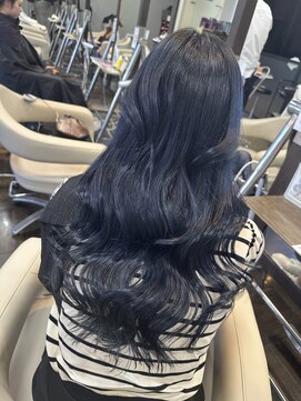 アヴァンス 北花田店(AVANCE) ＊ブルーブラック/髪質改善!ダブルカラー