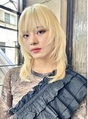 セミロングレイヤー　ロングレイヤー