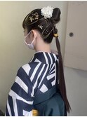 横浜／卒業式／アレンジ／横浜駅近/着付け