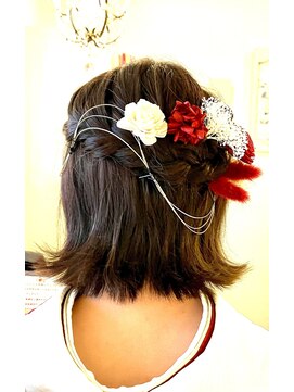 小さな美容室 ハナ(hana) 新成人のアップスタイル♪