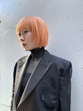 フラム 渋谷(flamme) ピンクオレンジカラー