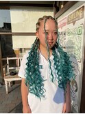 レディースボヘミアンコーンロウ