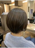 くびれヘア/アプリコットオレンジ/ハイライトカラー/福原遼華