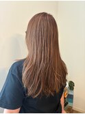 動くロングスタイル