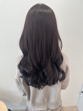 カエラ バイ アメリ(kaela by ameri) 【kaela 仲丸】バイオレットブラウン×上品ロング