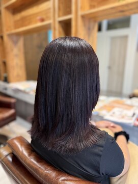 アドラーブル 駅南店(adorable) 【カシスピンク】20代30代40代◎髪質改善カラー