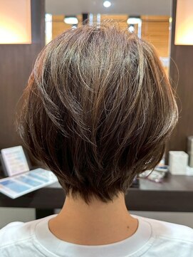 エクファ ヘア シェリル 草津 南草津店(ex-fa hair cherir) ミディアムヘア/デザインカラー/フェイスフレーミング/南草津