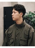ラフオールバック/メンズショート