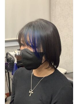 ボブ/長めショートボブレイヤー