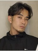 men's/メンズ/リバースセンターパート/サーフカールフェード0210