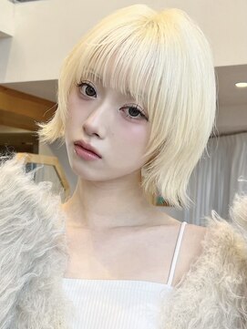 バイオレット 表参道店(Violet) レイヤーボブ顔周りカットシャギーウルフシャギーカットレイヤー