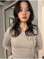 ブランコ 表参道(BLANCO)&nbsp;表参道/韓国レイヤー/顔周りカット/くびれミディ/透明感カラー