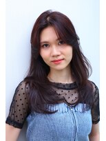 ソレイユ シンサカエ(SOLEIL SHINSAKAE)&nbsp;顔まわりレイヤーで叶える韓国風くびれロング