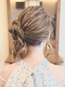 ブルーノヘアデザイン(BRUNO hair design)の写真/結婚式、2次会などのヘアセットやライブ、パーティーなどのヘアアレンジ