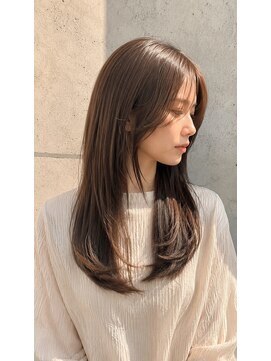 ヴィータ ヘア デザイン(Vita Hair Design) 艶髪ロング×ナチュラルブラウン髪質改善艶感艶カラー天使の輪