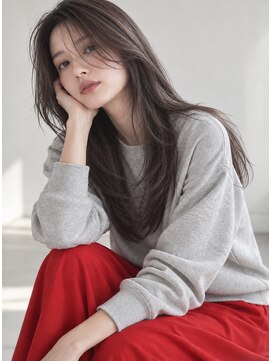 サンク(thank) 大人のカジュアル抜け感グレージュロングレイヤー